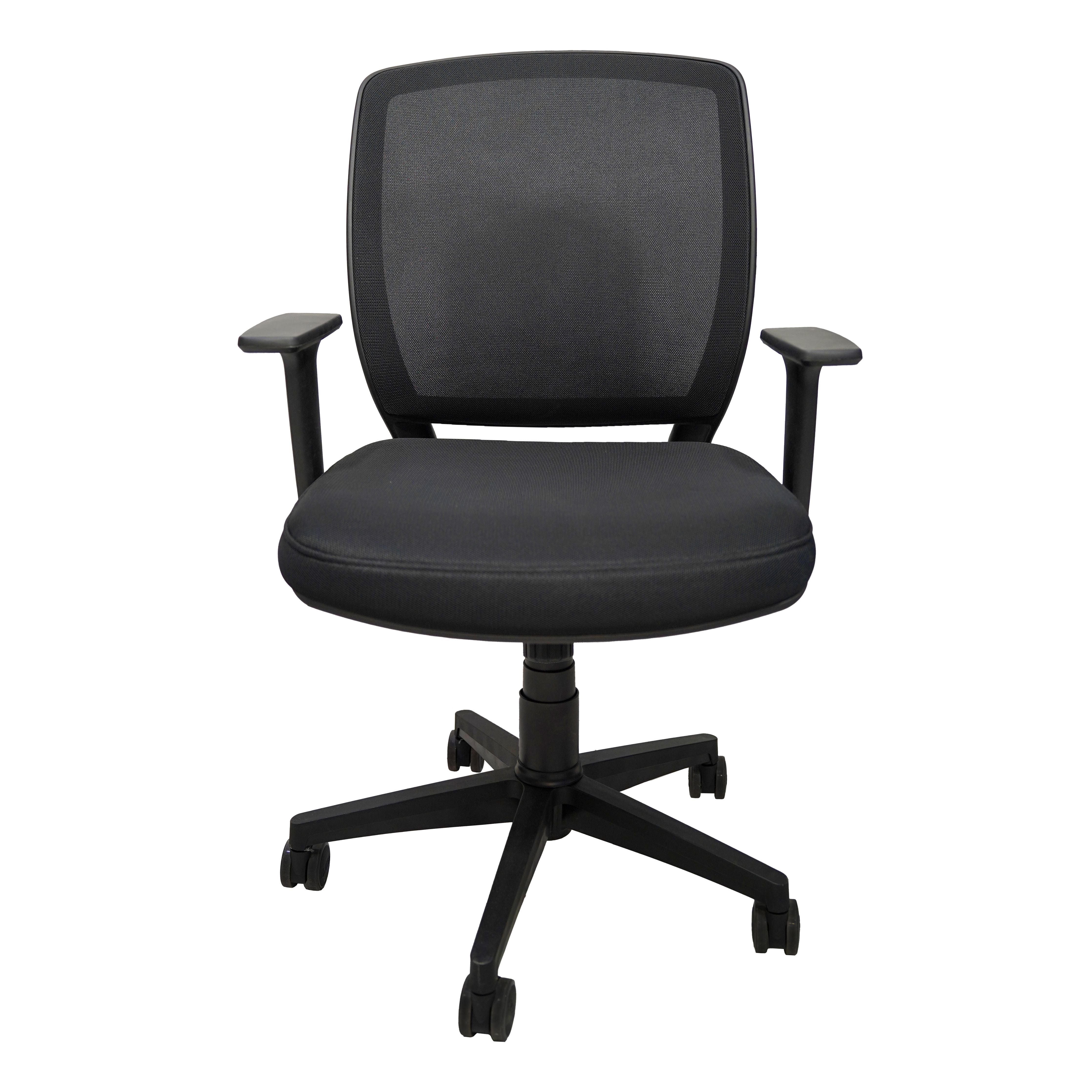 Echo Black Chair Modern Black Ergonomic Office Chair