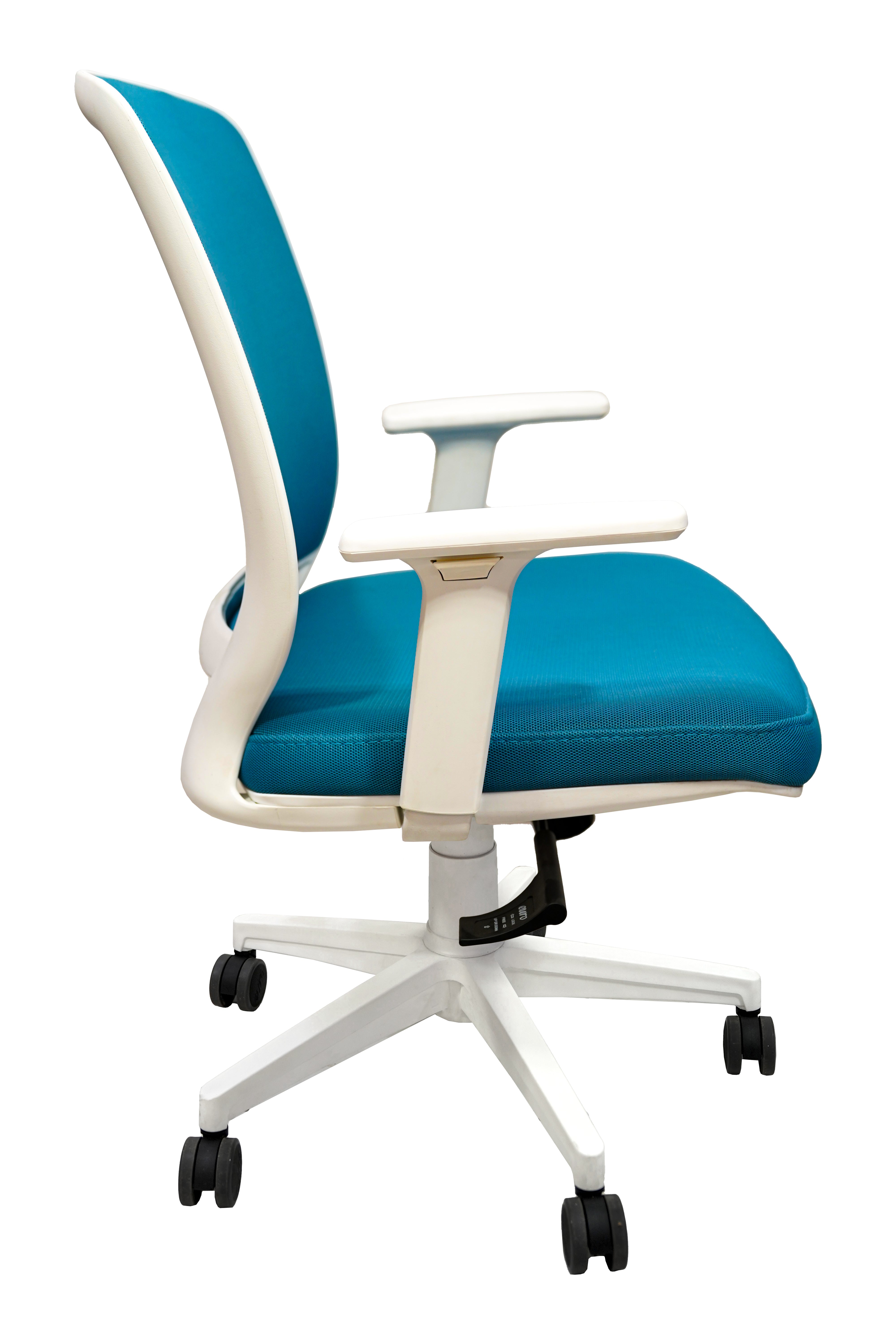 Echo White Chair Modern White Ergonomic Office Chair