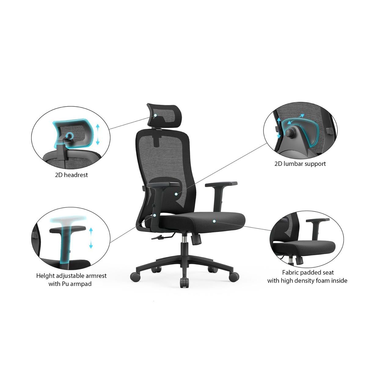 Sammy Office Chair Ergonomic Office Chair for Everyday Comfort