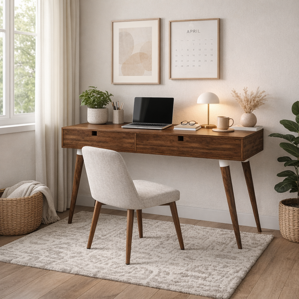 Lumi Desk Modern Workspace Desk for Home & Office Use