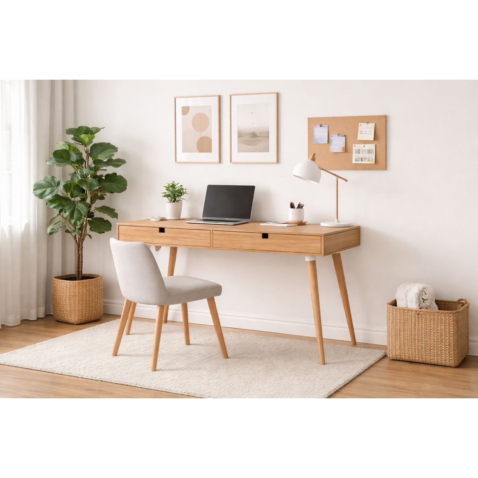 Lumi Desk Modern Workspace Desk for Home & Office Use