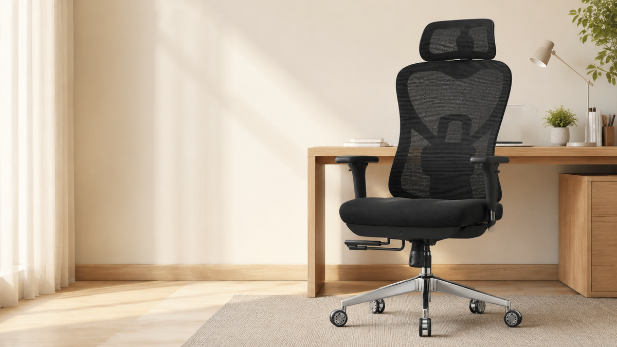 James office chair in a modern workspace