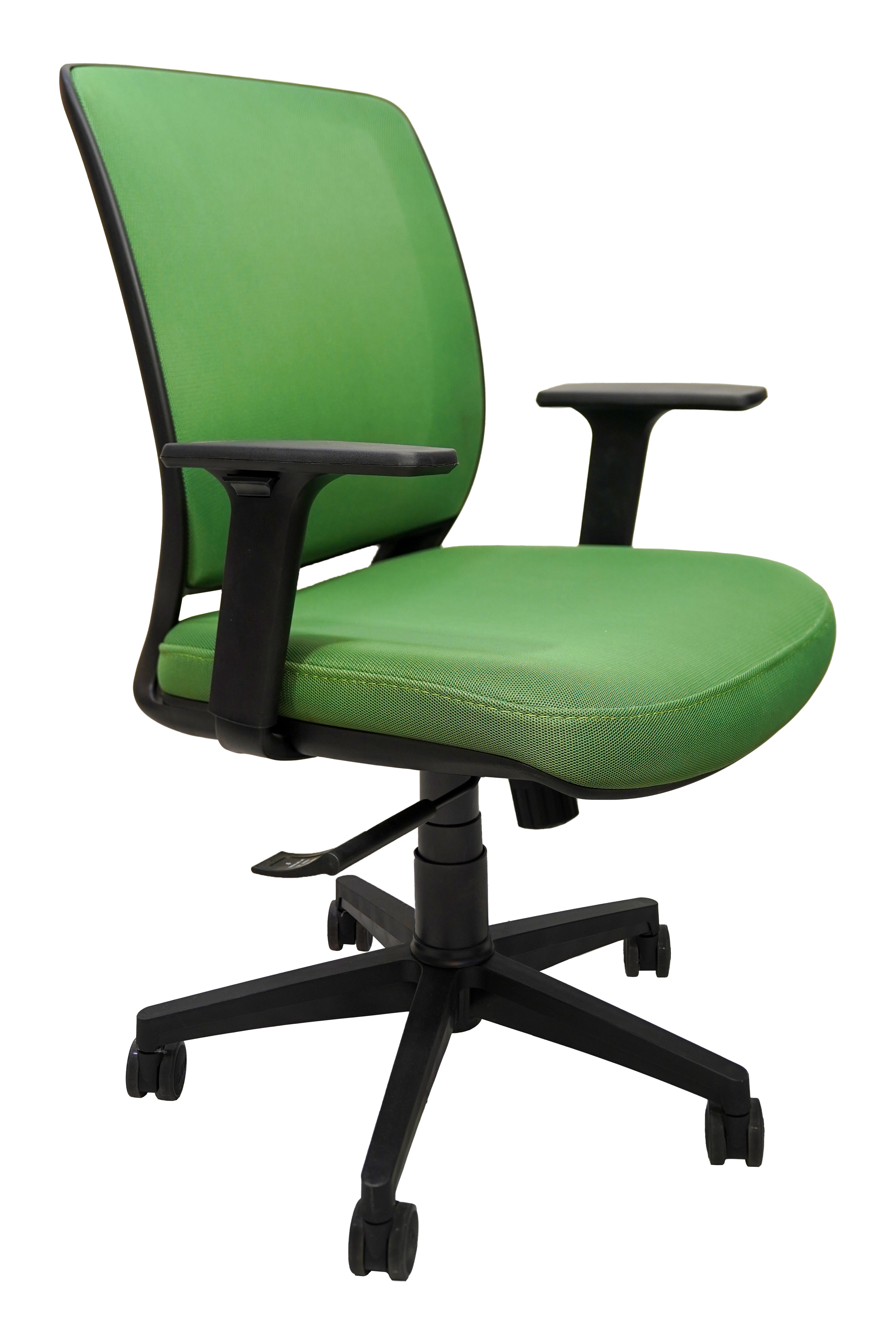 Echo Black Chair  Modern Black Ergonomic Office Chair