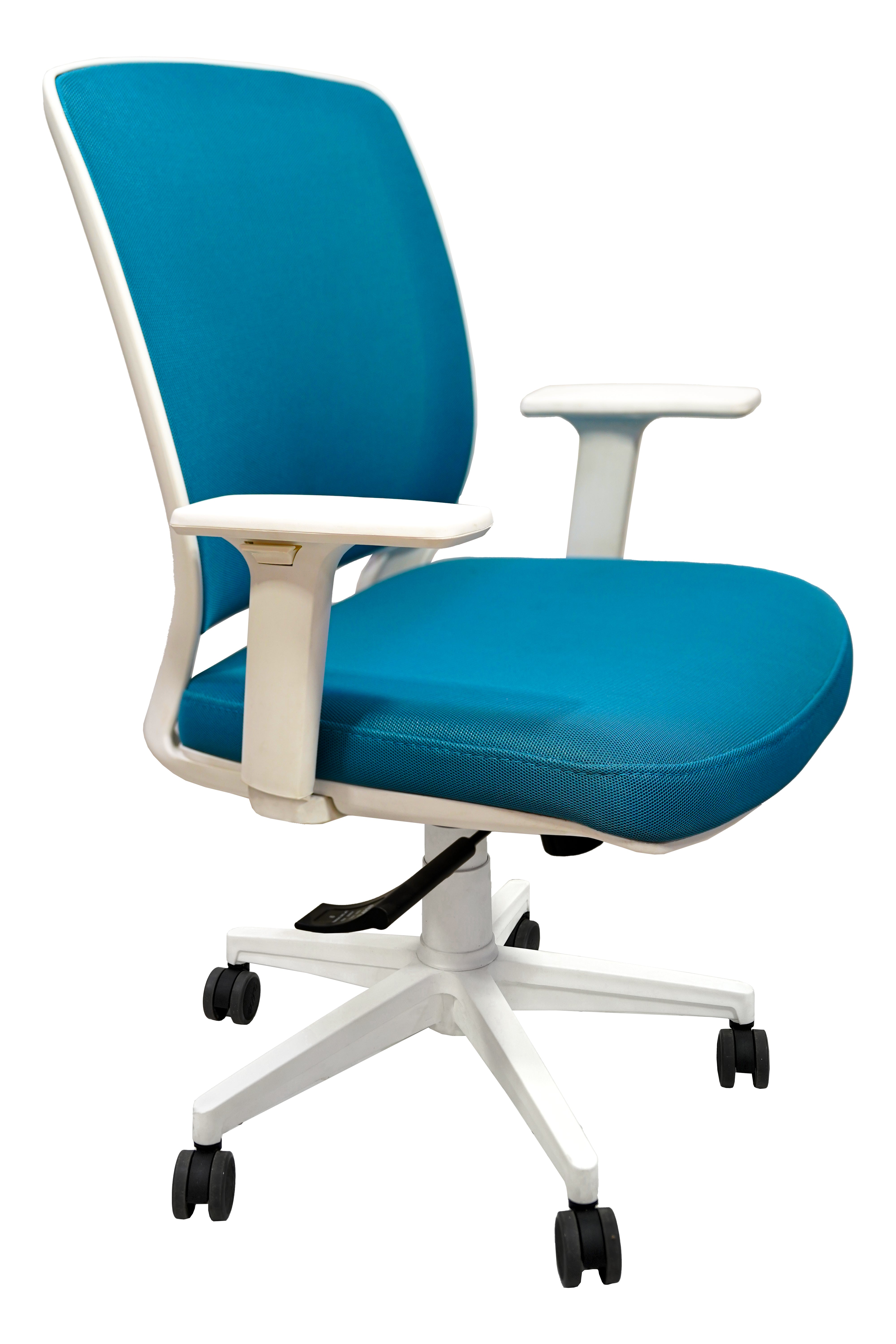 Echo White Chair  Modern White Ergonomic Office Chair
