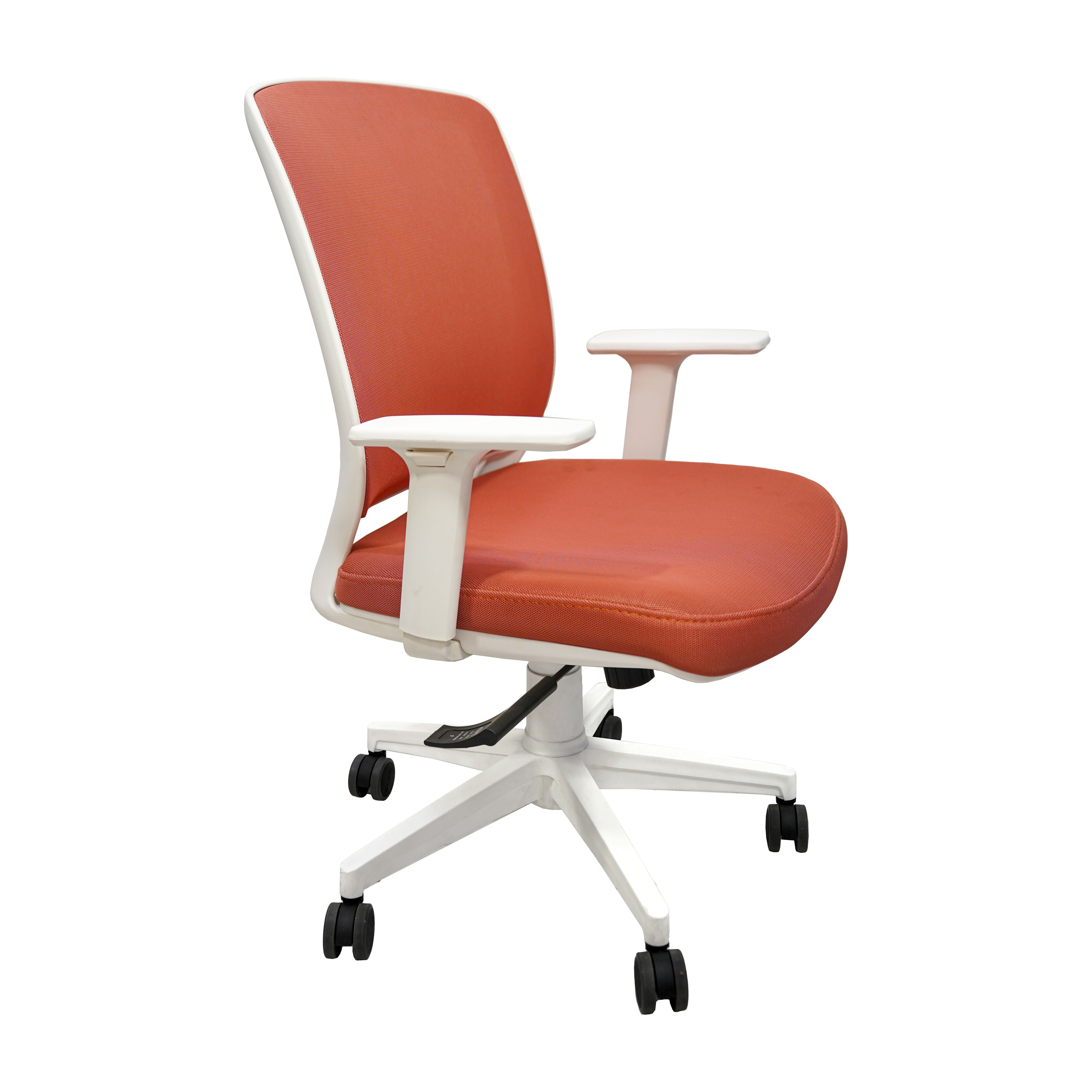 Echo White Chair  Modern White Ergonomic Office Chair