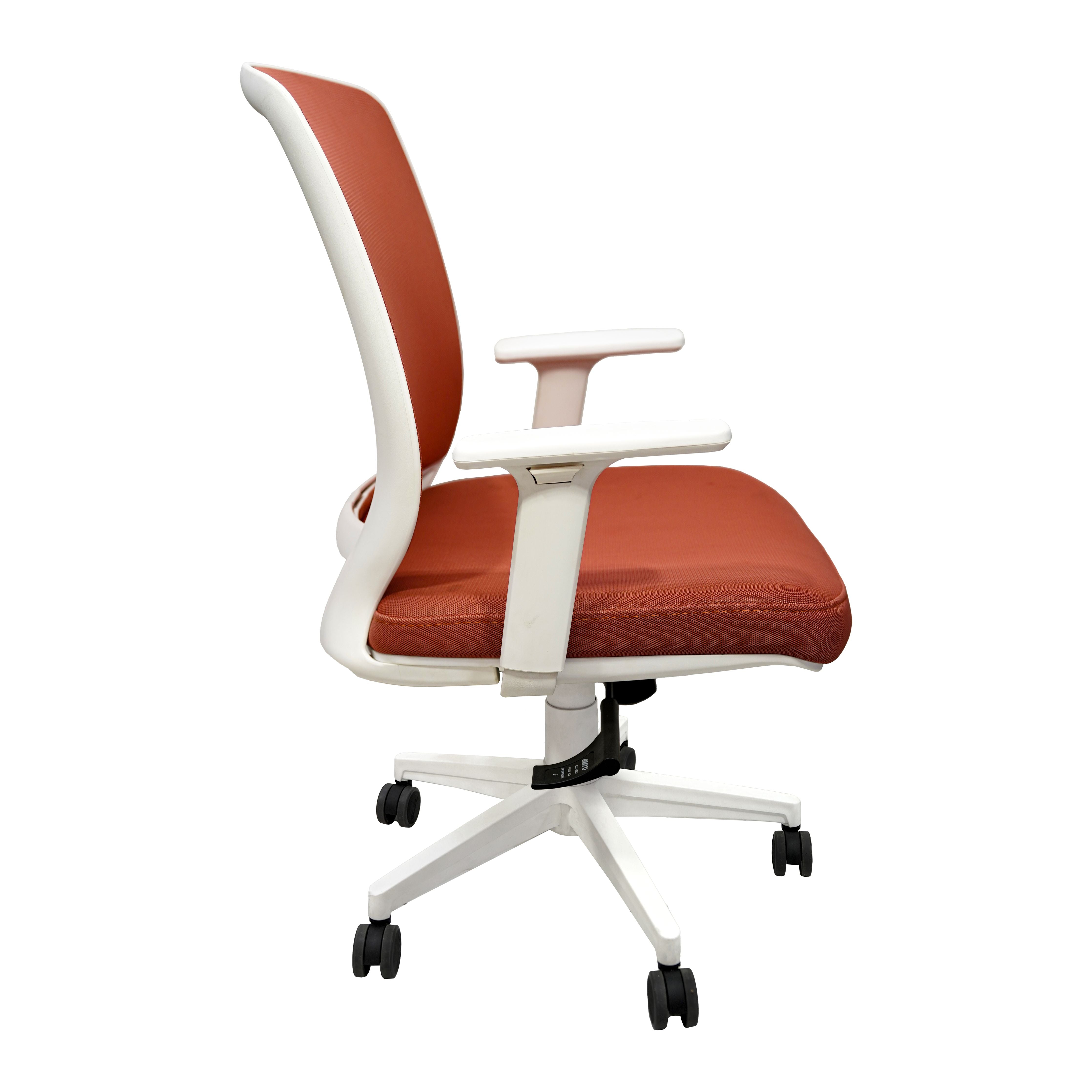 Echo White Chair  Modern White Ergonomic Office Chair