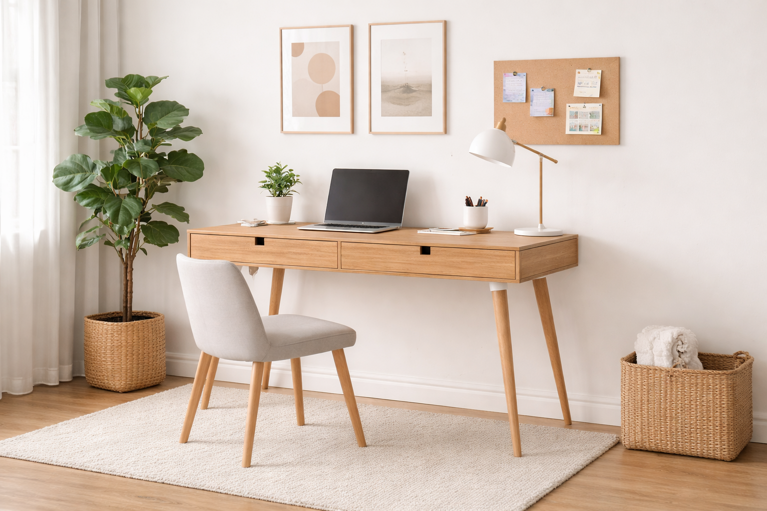 Lumi Desk  Modern Workspace Desk for Home & Office Use