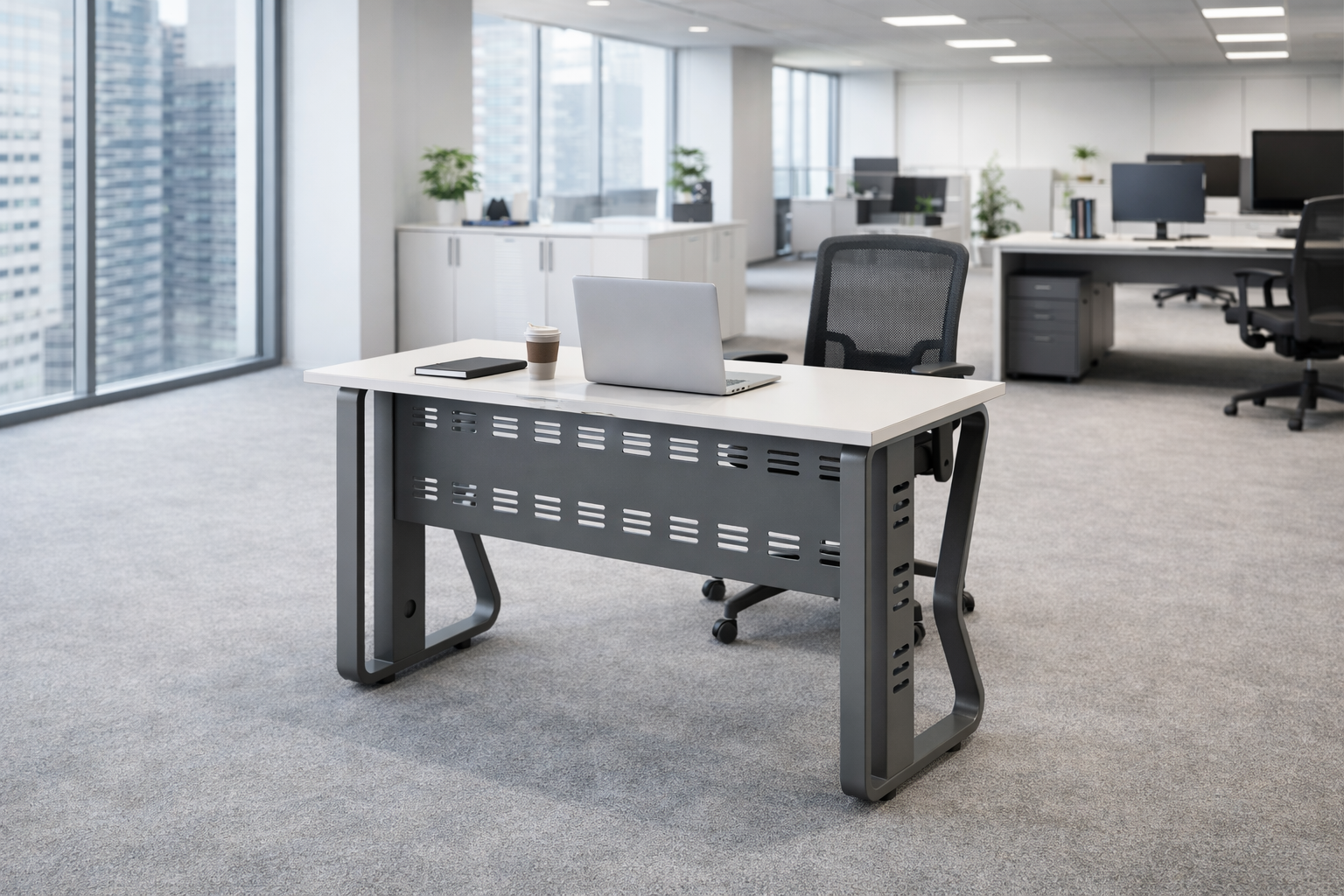 Ortiga Desk  Modern Office Desk for Organized Workspaces